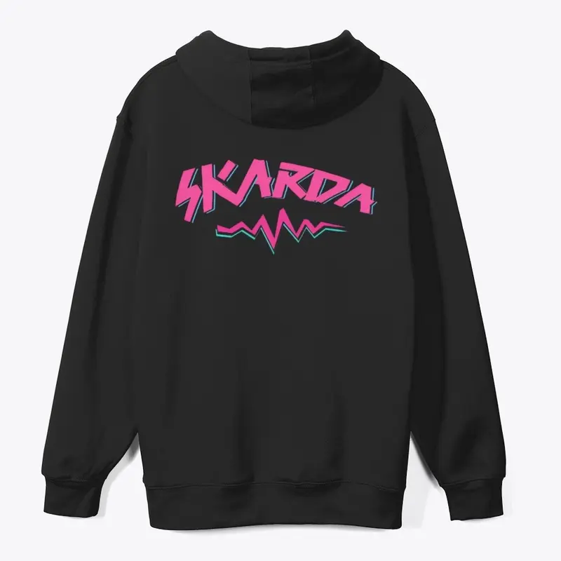 SKARDA Hoodie Pink/green Awesome